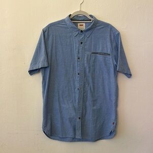 Levi’s Washed Blue Button Down Shirt - L
